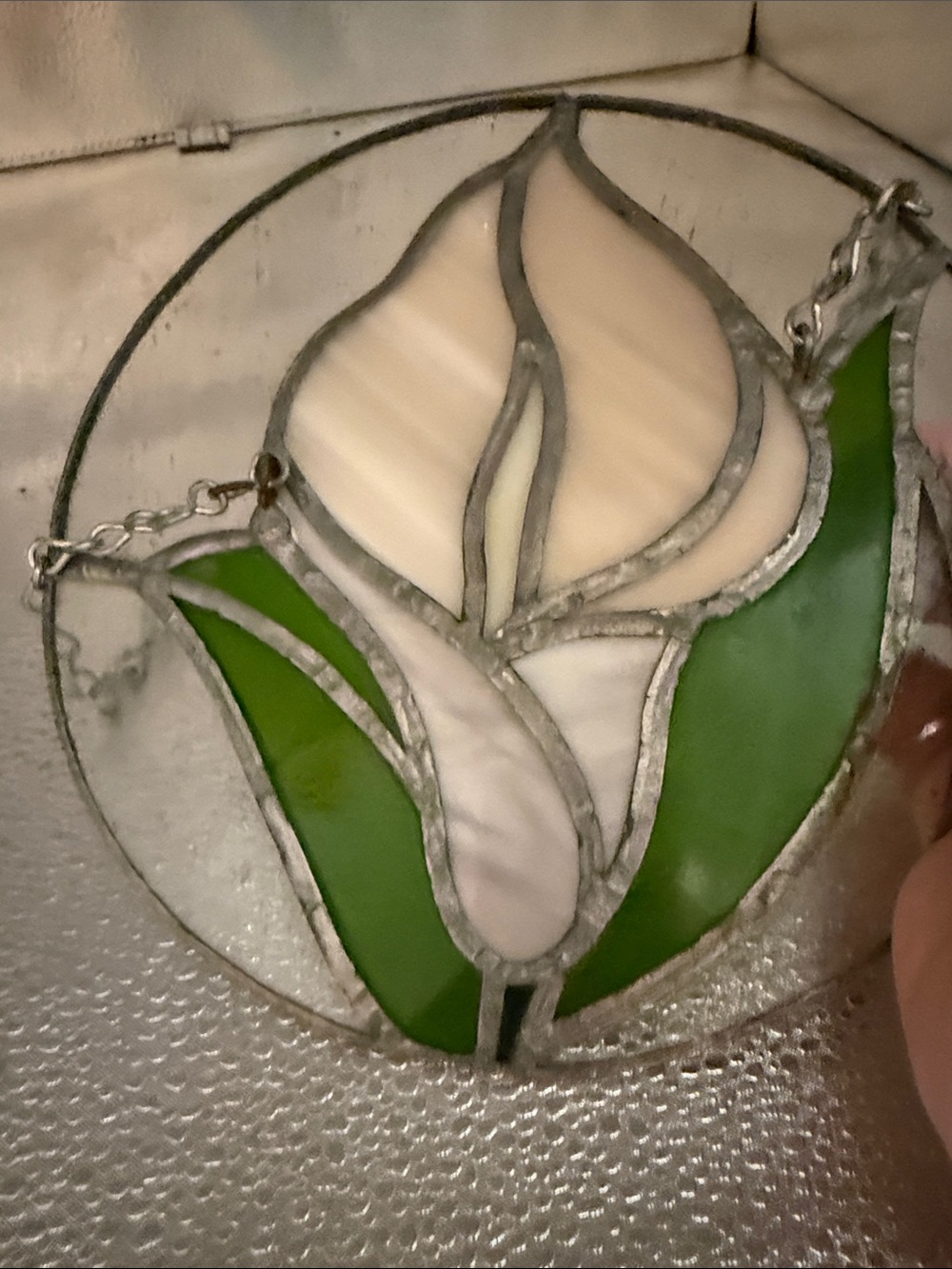 Hand made Cala Lily Stained glass - Picture 10 of 10